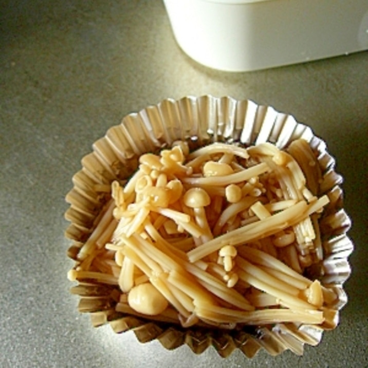 お弁当に レンジで1分 エノキの甘辛 レシピ 作り方 By カゲジジ 楽天レシピ
